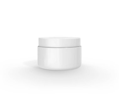 beyaz zemin üzerine kavanoz