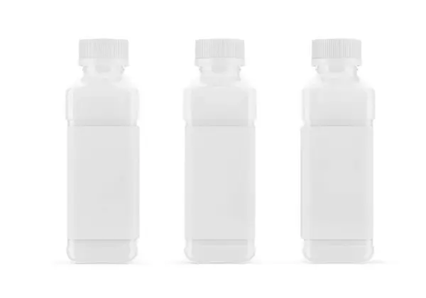 Saftflasche Auf Weißem Hintergrund — Stockfoto