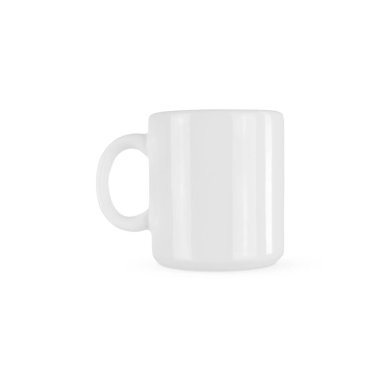 Kupa beyaz zemin üzerine