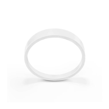 Beyaz arkaplanda silikon bileklik