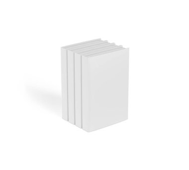 Beyaz arkaplan üzerine kitaplar