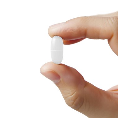 El hapları, yakın çekim.