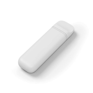 beyaz kablosuz kablosuz fare beyaz arkaplanda izole edildi