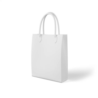 Boş beyaz kağıt torbalar