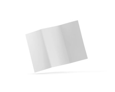 Zarif Üç Katlı Kağıt Broşür Dinamik Görsel İletişim İçin Şık Tasarımla Uçuyor