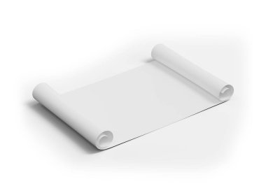 Kağıt Parşömenleri Zarif ve Tarihi Ürün Sunumu için Model