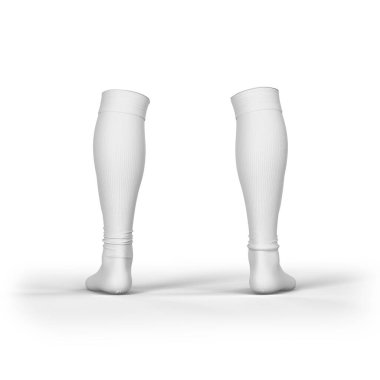 Modern ve Çok Yönlü Atletik Kıyafet Sunumu için Çorap Futbolu Modeli