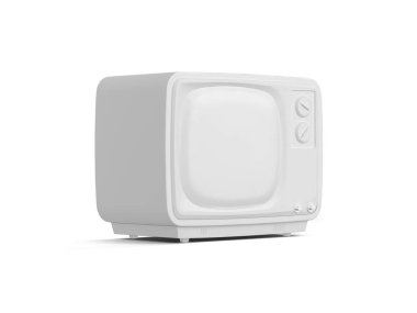 Klasik 20. yüzyıl tasarımlı klasik Retro TV