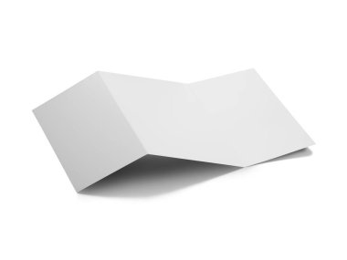 Katlanmış beyaz kağıdı özetle