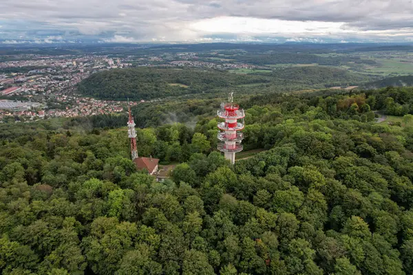 Fransa 'daki Belfort Panoraması' nın hava görüntüsü