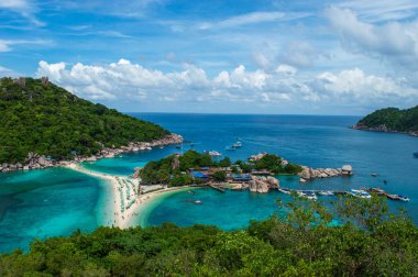 Koh Nang Yuan adasının manzarası