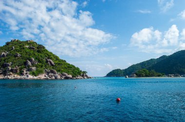 Koh Nang Yuan adasının manzarası