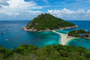 Koh Nang Yuan adasının manzarası