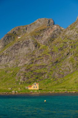 Kuzey Norveç 'teki Moskenesoya Adası manzarası