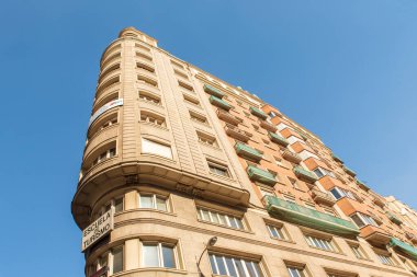Madrid üzerinden Gran 'ın görüntüsü