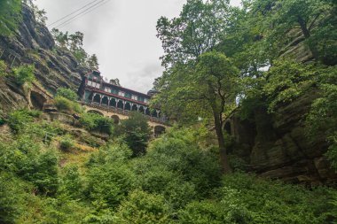 Çek İsviçre 'de Pravcicka brana manzarası