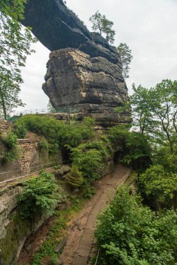 Çek İsviçre 'de Pravcicka brana manzarası