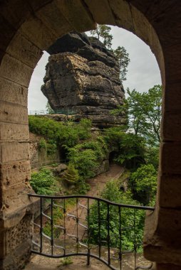 Çek İsviçre 'de Pravcicka brana manzarası