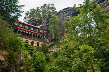 Çek İsviçre 'de Pravcicka brana manzarası
