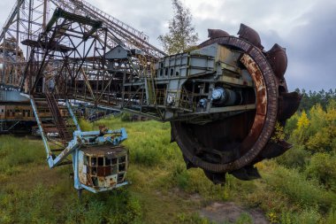 Almanya 'da terk edilmiş kazıcı