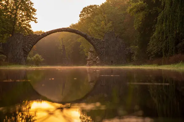 Almanya 'da Saksonya' daki Şeytanlar Köprüsü