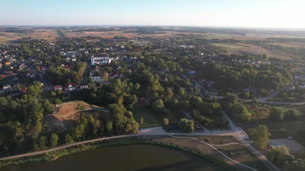 Vue Aérienne Rivière Bug Pologne — Video