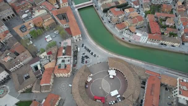 Vista Ciudad Italiana Senigallia — Vídeo de stock
