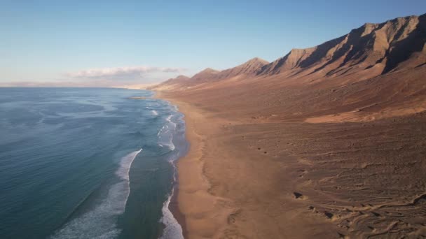 Fuerteventura에서 코페테 해변의 — 비디오