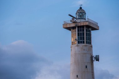 Fuerteventura 'daki Morro Jable' daki deniz feneri manzarası