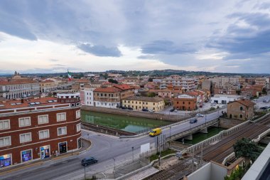 İtalyan kasabası Senigallia manzarası