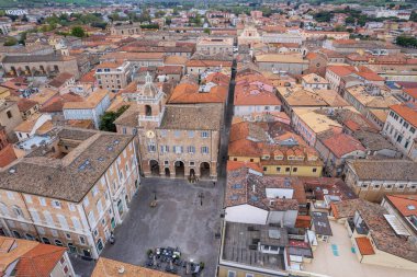 İtalyan kasabası Senigallia manzarası