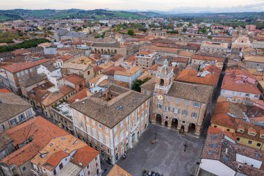 İtalyan kasabası Senigallia manzarası