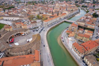 İtalyan kasabası Senigallia manzarası