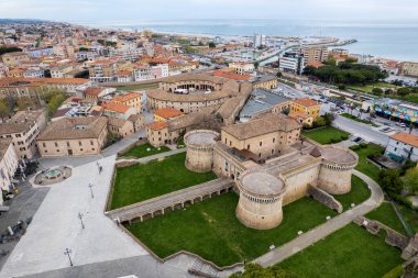 İtalyan kasabası Senigallia manzarası