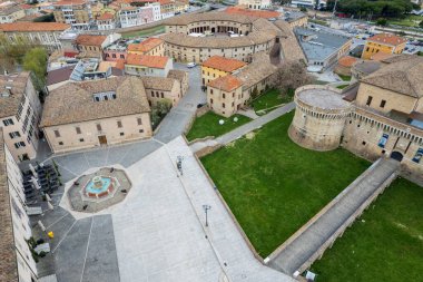 İtalyan kasabası Senigallia manzarası