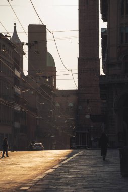 Bologna Caddesi 'nin sabah manzarası