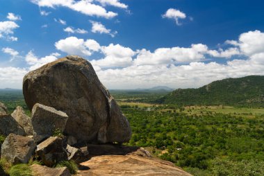 Mihintale, Sri Lanka, üstten görünüm