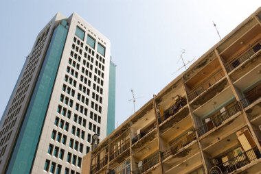 Modern binalar ve zavallı daire ev, Kuveyt