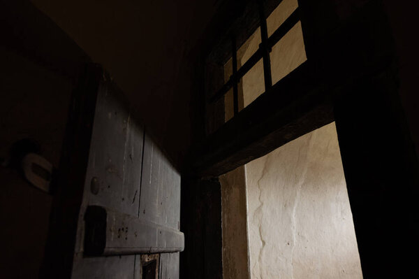 Solitary confinement cells in the Small Fortress, which served as a Prague Gestapo prison for opponents of the Nazi regime in 1940 to 1945. Terezin Memorial
