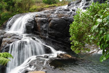 Baker 's Falls, Horton Plains Ulusal Parkı, Sri Lanka