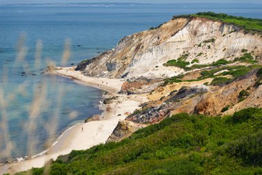 Martha 's Vineyard' daki Aquinnah Kayalıkları