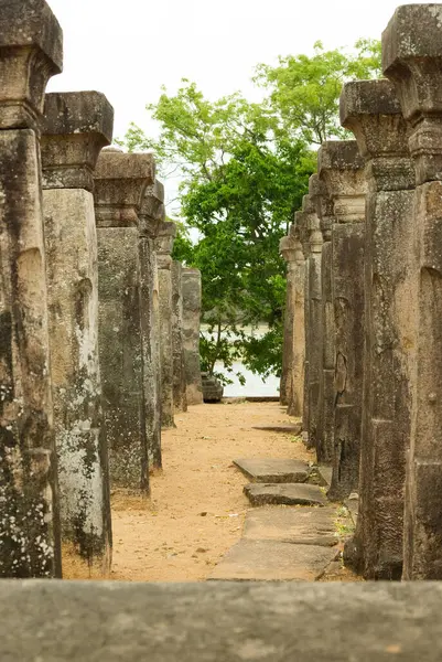 Ancient palace of King Nishshanka Malla in Polonnaruwa, Sri Lanka