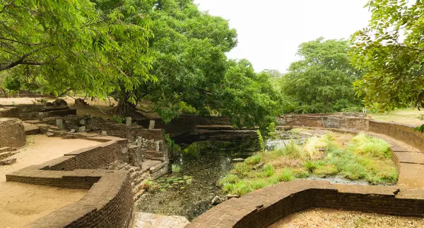Polonnaruwa, Sri Lanka 'daki Kral Nishshanka Malla' nın Antik Sarayı