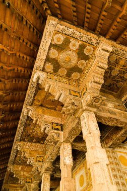 Toth relic tapınak Oda Dalada Maligawa Budist tapınağı Kandy, Sri Lanka, dış dekorasyon