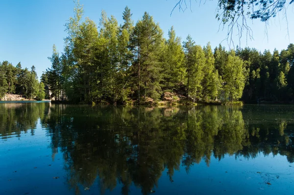 Çek Cumhuriyeti, Adrspach Kayalıkları 'ndaki Kristal Kum Madeni