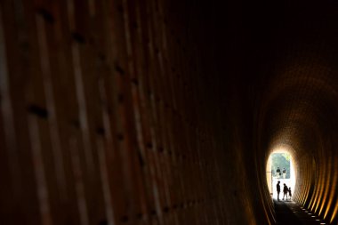 Mimar Josef Pleskot tarafından tasarlanan ve Geyik Hendeği 'ni (diğer adıyla Geyik Hendeği veya Çekçe Jeleni Prikop) Prag Kalesi' ne bağlayan tuğla yaya tüneli).