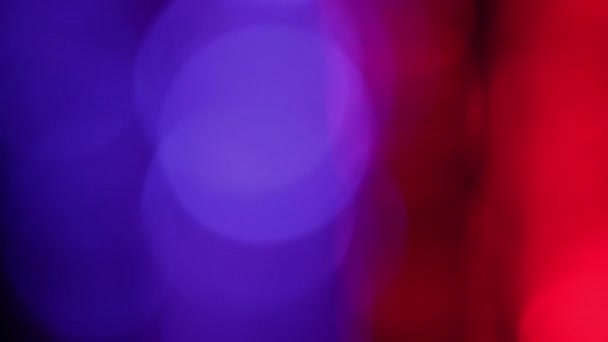 Abstrakt Roterande Glas Rgb Ljusreflektioner Svart Bakgrund — Stockvideo