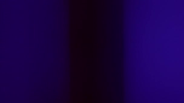 Анотація Обертового Скла Rgb Світлових Відбиттів Чорному Фоні — стокове відео