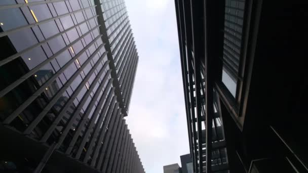 Bairro Empresarial Com Modernos Edifícios Escritórios Altos Amsterdã Zuidas Amsterdã — Vídeo de Stock