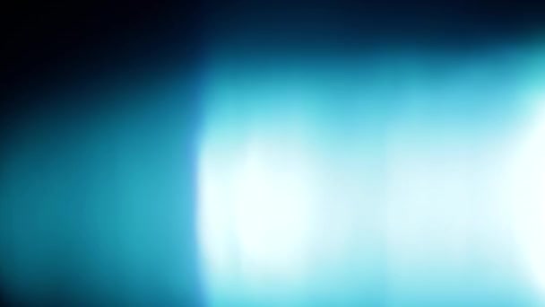 Lentille Verre Lumière Fusée Fuites Lumière Superposée Sur Fond Noir — Video